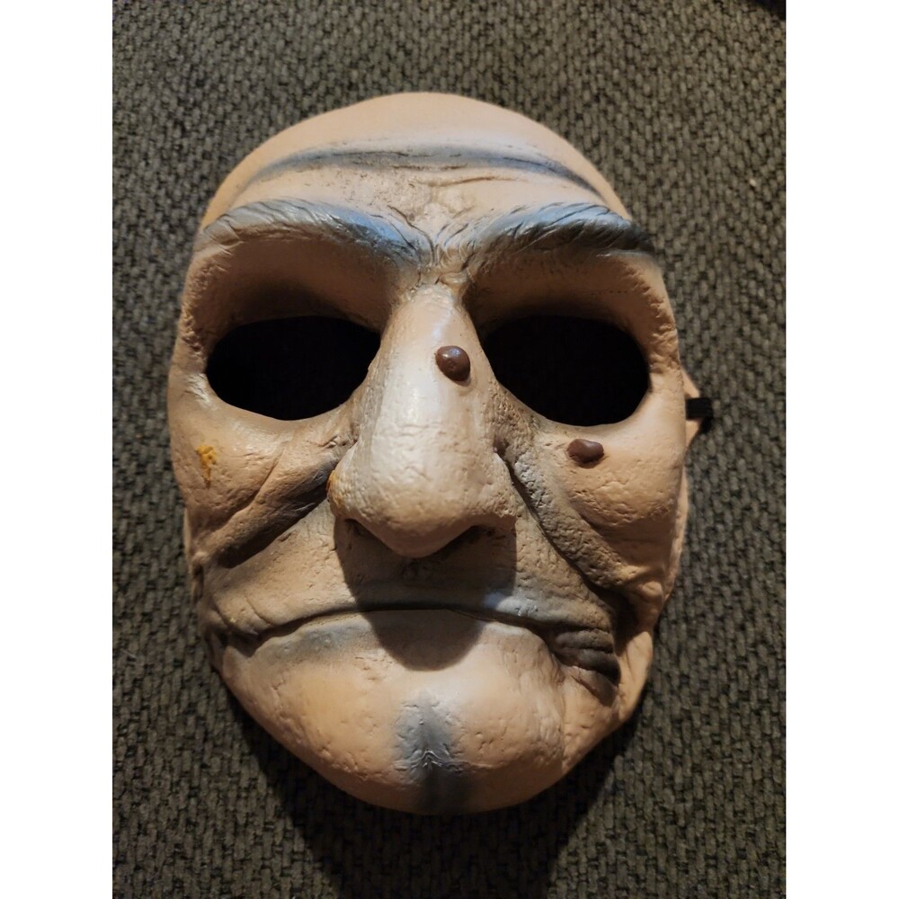 Vintage Latex Old Warty Geezer Fun World Mask Halloween Costume Trick Or Treat